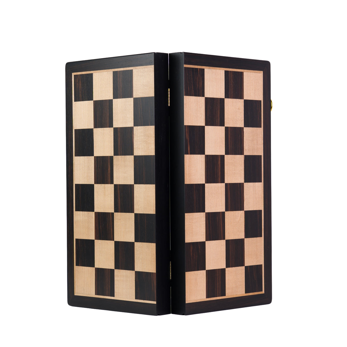 Ajedrez de Madera Modelo Tal - Plegable Sin Coordenadas con piezas de polímero y almacenamiento interior