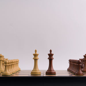 Ajedrez Grande de Madera Elegante - Plegable Sin Coordenadas