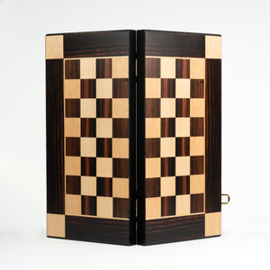 Tablero de Madera Plegable con Piezas Metálicas con Almacenamiento