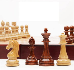 Ajedrez de Madera Grande Plegable Polímero 52X52cm