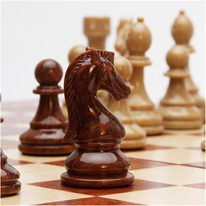 Ajedrez de Madera Grande Plegable Polímero 52X52cm