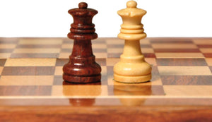 Ajedrez Magnético Grande de Madera Plegable Sin Coordenadas