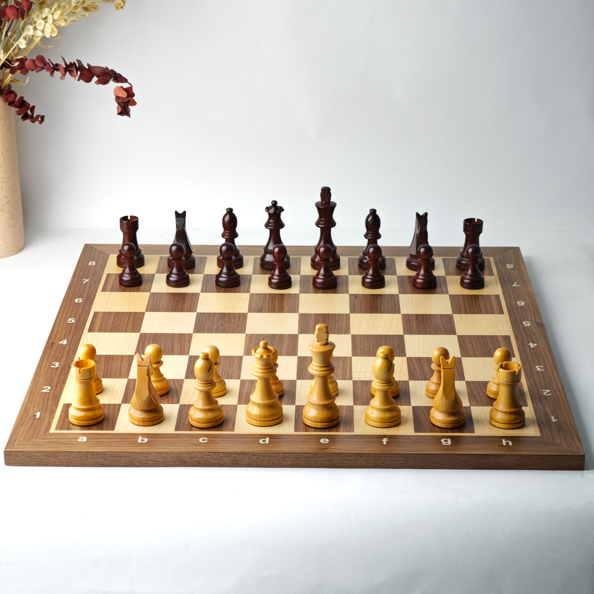 Ajedrez de Madera SET Jugador de Torneo Nogal 2.0