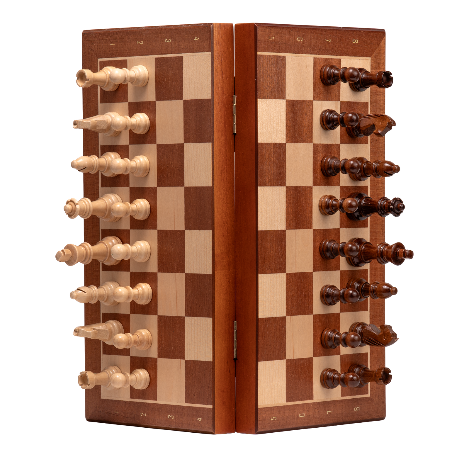 Tablero De Ajedrez Madera 33x33cm Magnético