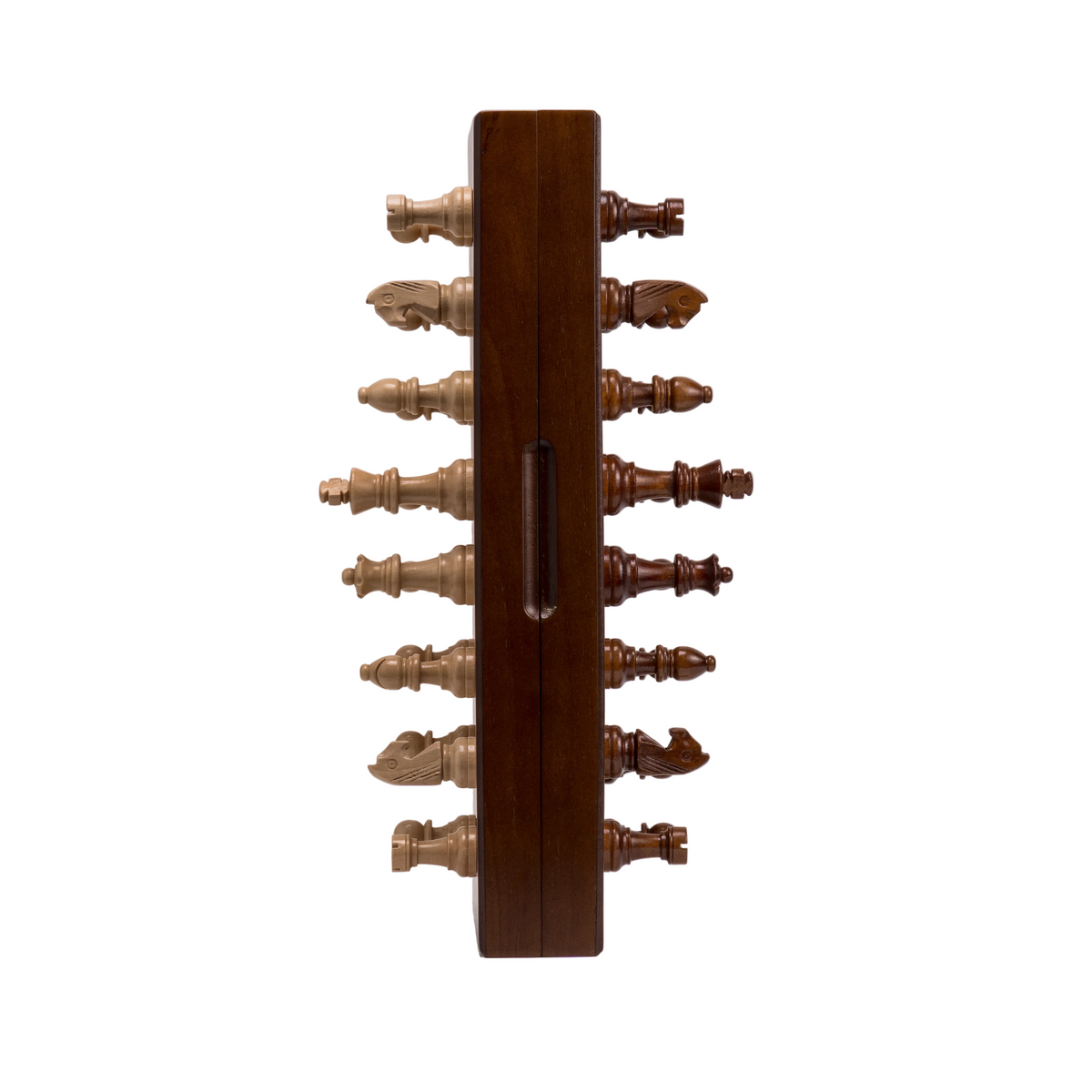 Tablero De Ajedrez Madera 33x33cm Magnético