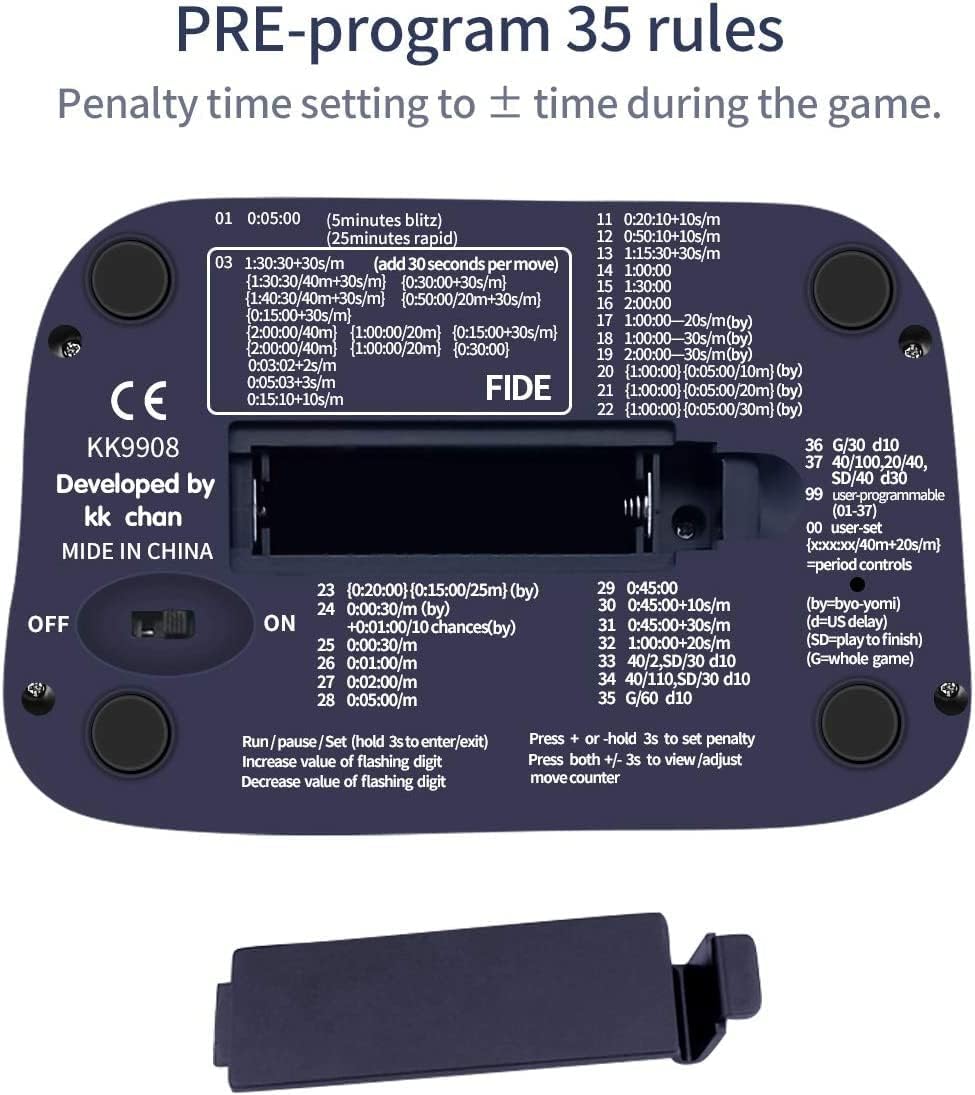 Reloj de Ajedrez FIDE LEAP (8513833107738)