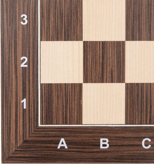 Tablero de Ajedrez de Madera para Jugadores de Torneo Nogal