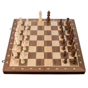Tablero De Ajedrez Madera Plegable Y Magnético Premium