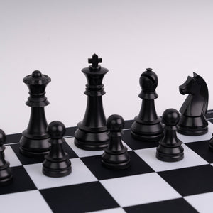 Tablero de ajedrez de goma con set de piezas ABS