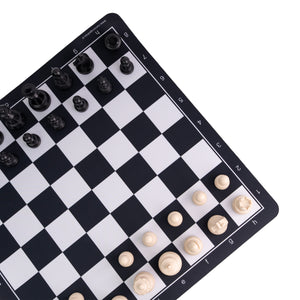 Tablero de ajedrez de goma con set de piezas ABS