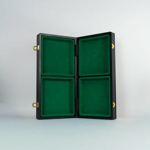 Ajedrez de Madera Modelo Paris - Plegable Sin Coordenadas con piezas templario y almacenamiento interior