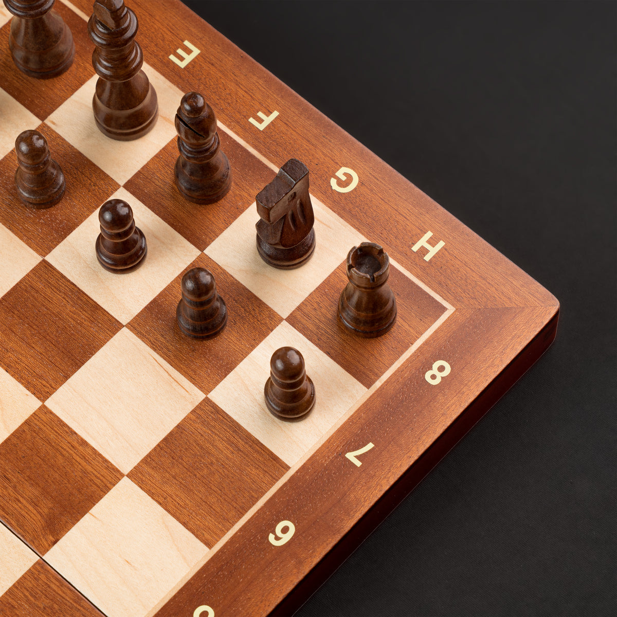 Tablero De Ajedrez Madera Plegable Y Magnético Premium