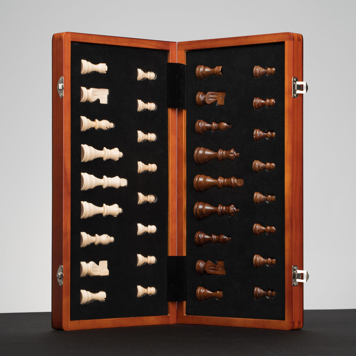 Tablero De Ajedrez Madera Plegable Y Magnético Premium