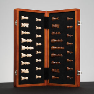 Tablero De Ajedrez Madera Plegable Y Magnético Premium