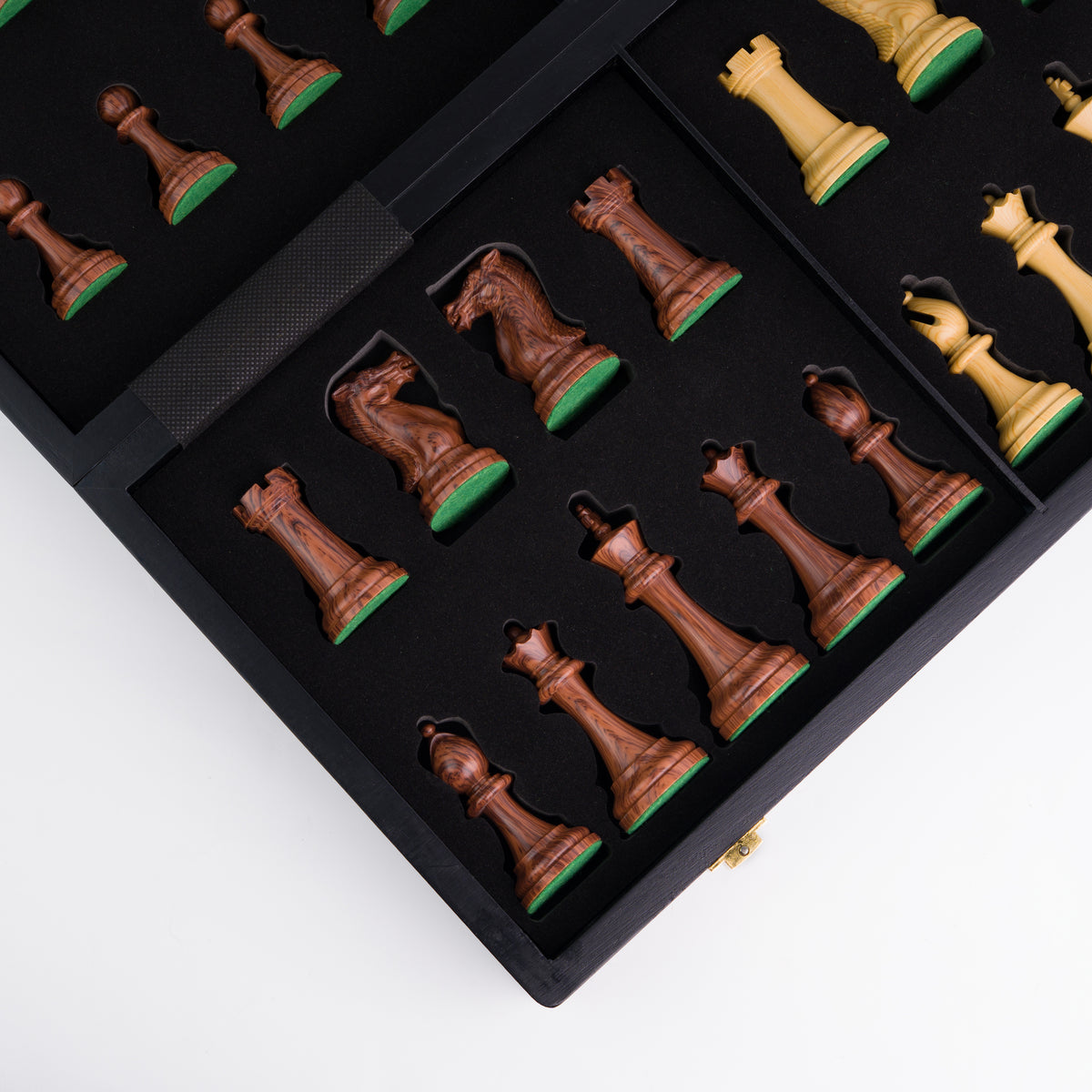 Ajedrez Grande de Madera Elegante - Plegable Sin Coordenadas