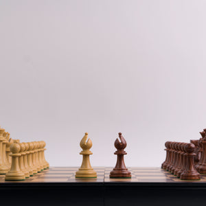 Ajedrez Grande de Madera Elegante - Plegable Sin Coordenadas