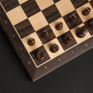 Tablero De Ajedrez Madera 33x33cm Magnético