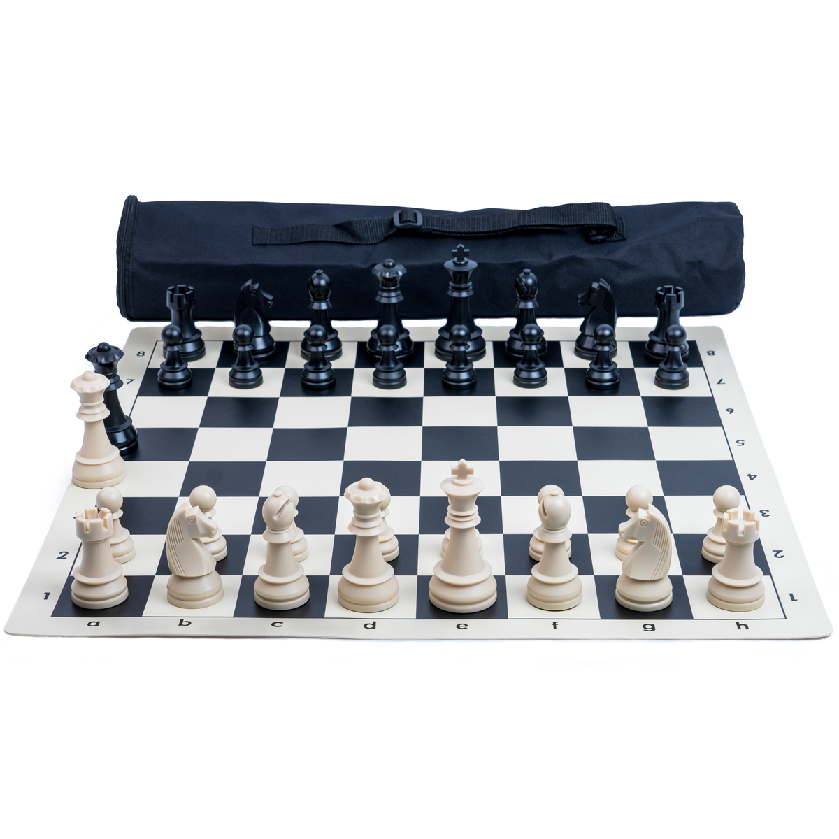 Tablero de ajedrez profesional de vinilo ABS doble peso