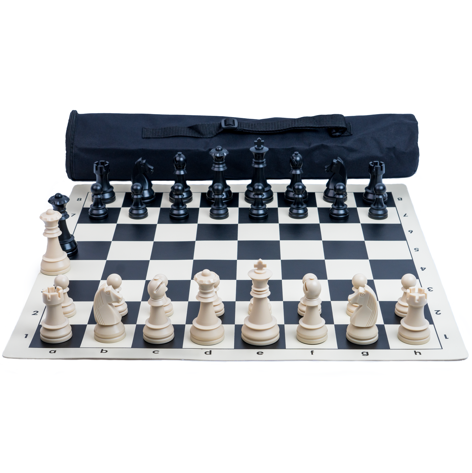 Tablero de ajedrez profesional de vinilo ABS doble peso