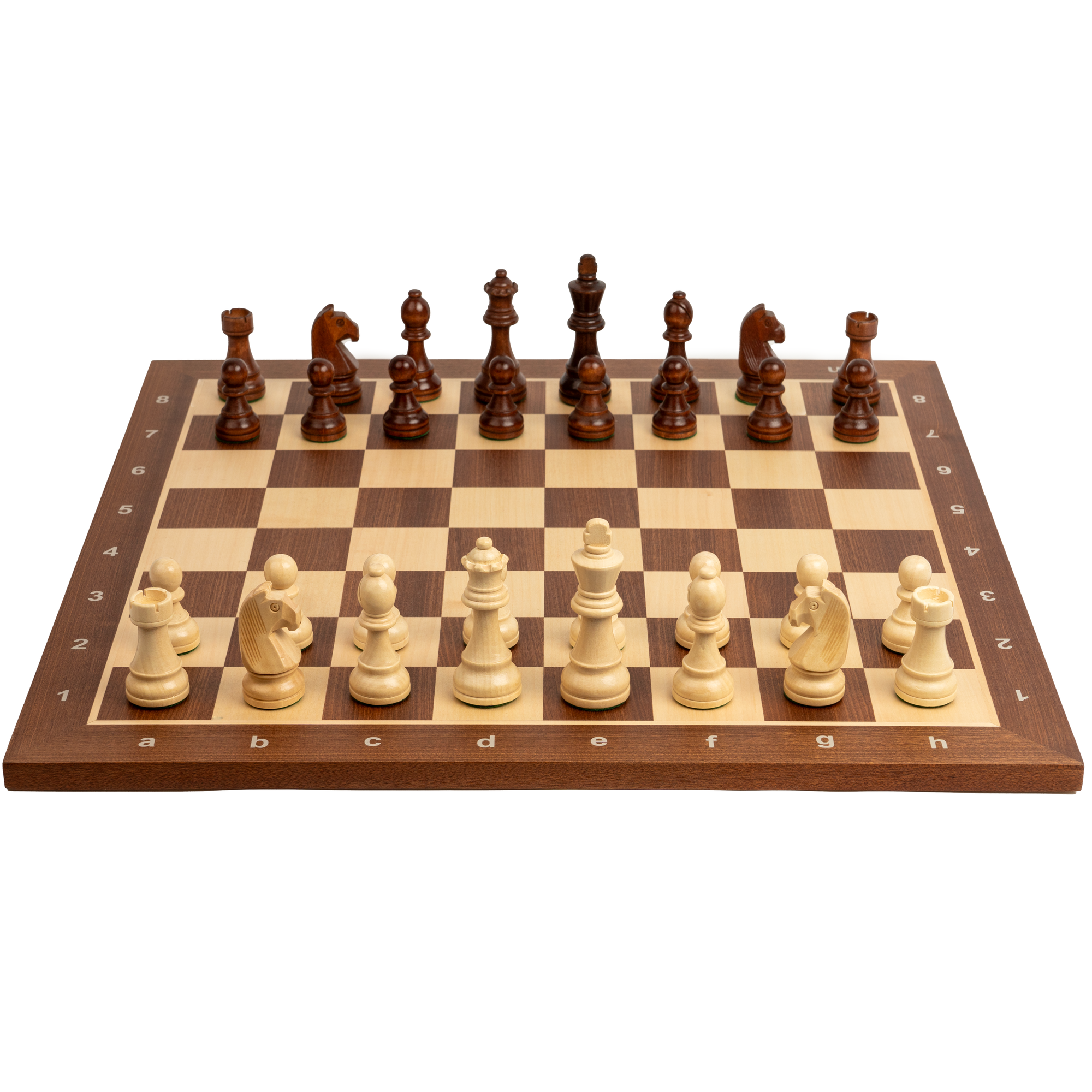 Ajedrez de Madera SET Jugador de Torneo Caoba