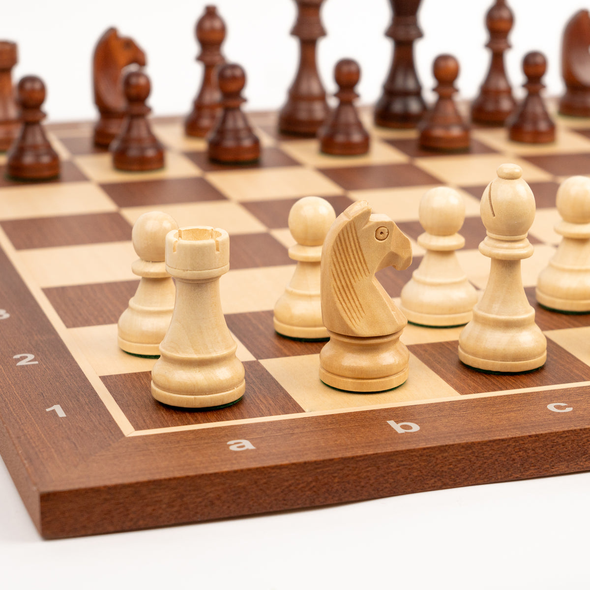 Ajedrez de Madera SET Jugador de Torneo Caoba 2.0