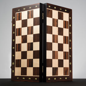 Tablero De Ajedrez Madera Plegable Y Magnético Premium