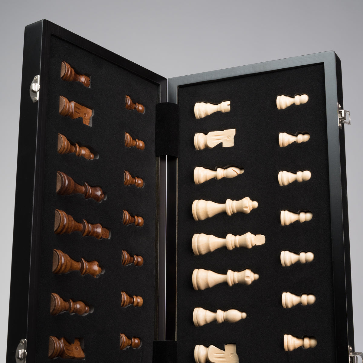 Tablero De Ajedrez Madera Plegable Y Magnético Premium