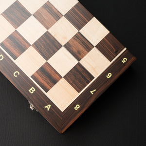 Tablero De Ajedrez Madera Plegable Y Magnético Premium