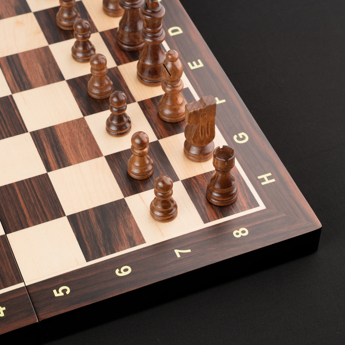 Tablero De Ajedrez Madera Plegable Y Magnético Premium