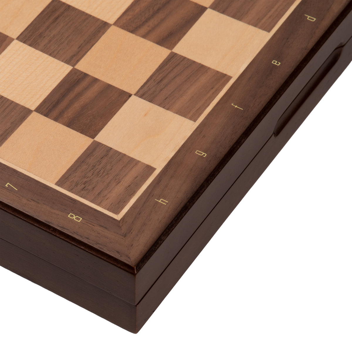 Tablero De Ajedrez Madera 33x33cm Magnético