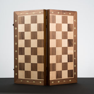 Tablero De Ajedrez Madera Plegable Y Magnético Premium