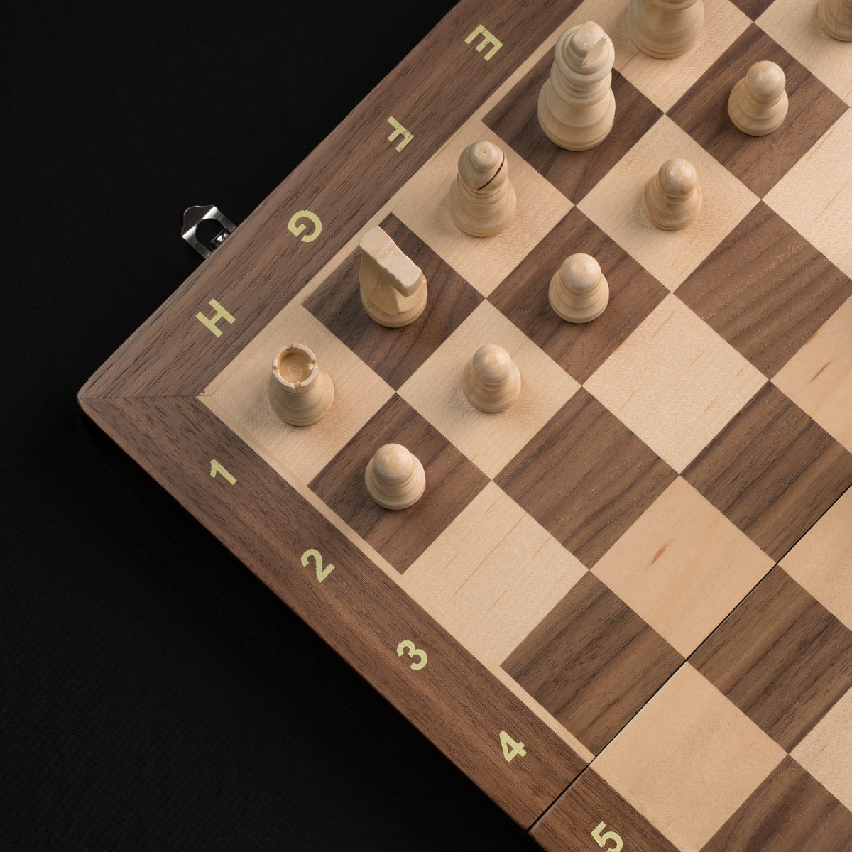 Tablero De Ajedrez Madera Plegable Y Magnético Premium