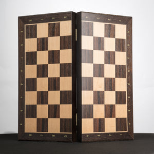 Tablero De Ajedrez Madera 33x33cm Magnético