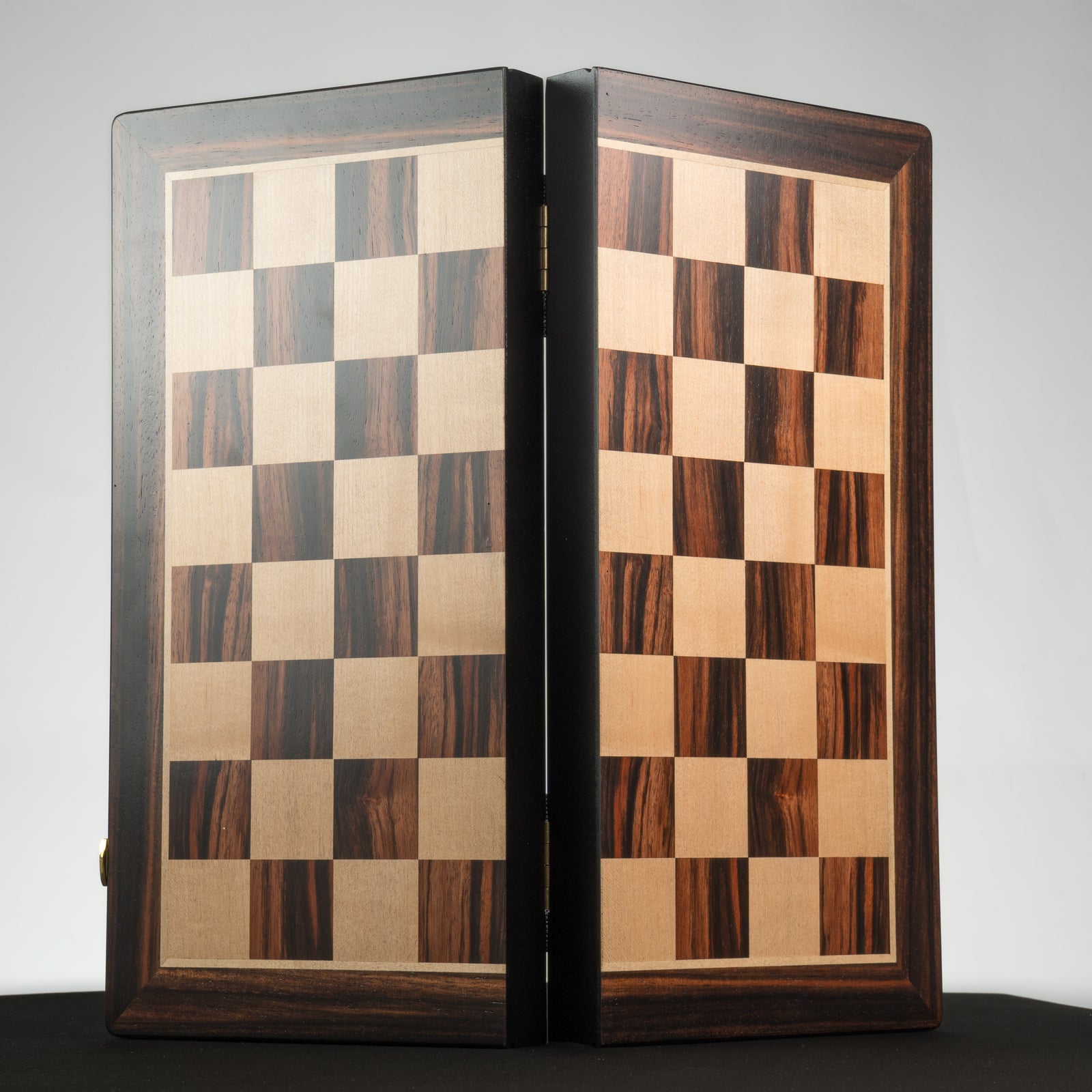 Ajedrez Grande de Madera Elegante - Plegable Sin Coordenadas