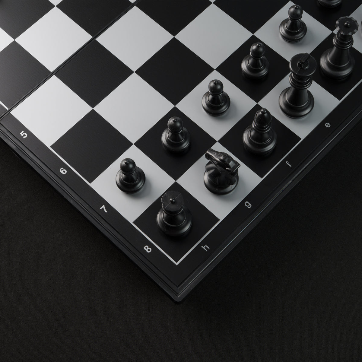 Tablero De Ajedrez Magnético 47x47cm Blanco y Negro