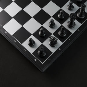Tablero De Ajedrez Magnético 47x47cm Blanco y Negro