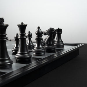 Tablero De Ajedrez Magnético 47x47cm Blanco y Negro