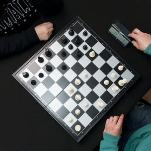 Tablero De Ajedrez Magnético 47x47cm Blanco y Negro