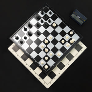 Tablero De Ajedrez Magnético 47x47cm Blanco y Negro