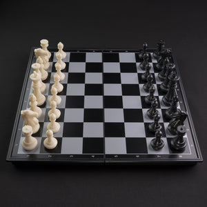 Tablero De Ajedrez Magnético 36x36cm Blanco y Negro