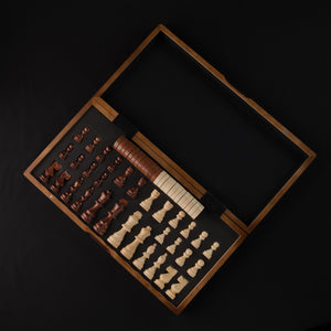 Ajedrez de Madera Magnético con set de damas Nación Ajedrez