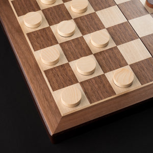 Ajedrez de Madera Magnético con set de damas Nación Ajedrez