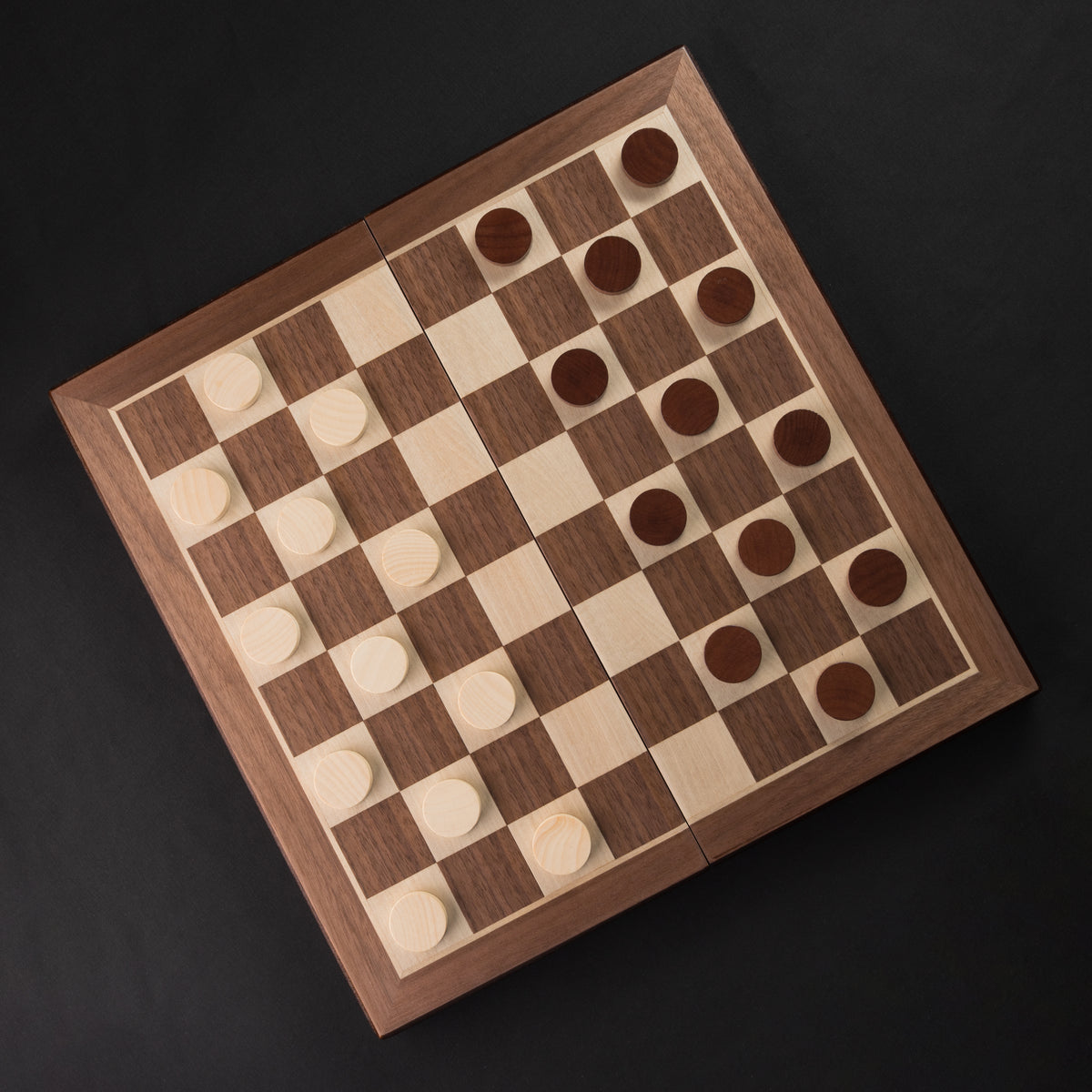 Ajedrez de Madera Magnético con set de damas Nación Ajedrez