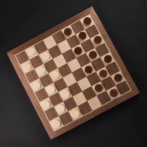 Ajedrez de Madera Magnético con set de damas Nación Ajedrez