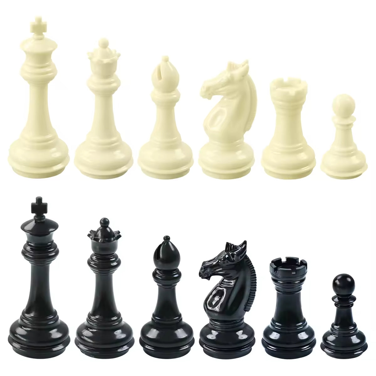 Piezas de Ajedrez Modelo Templarios tipo madera