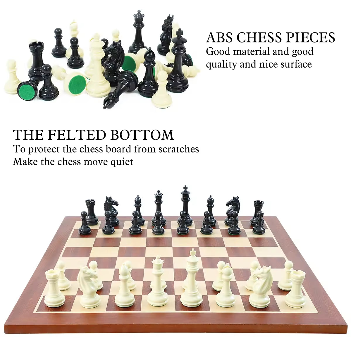 Piezas de Ajedrez Modelo Templarios tipo madera