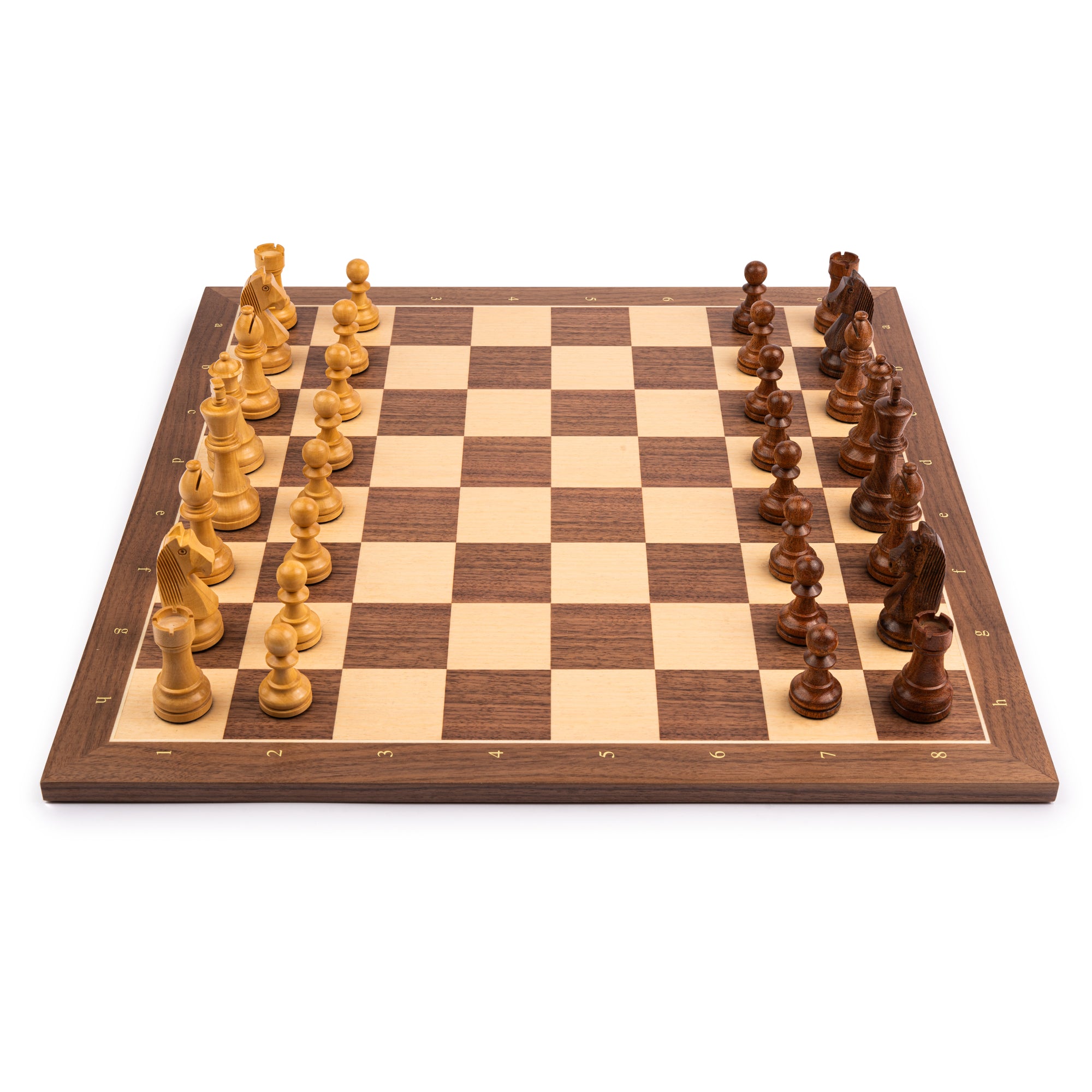 SET Nogal Estandar con Coordenadas mas Piezas FERRER Estandar Acacia
