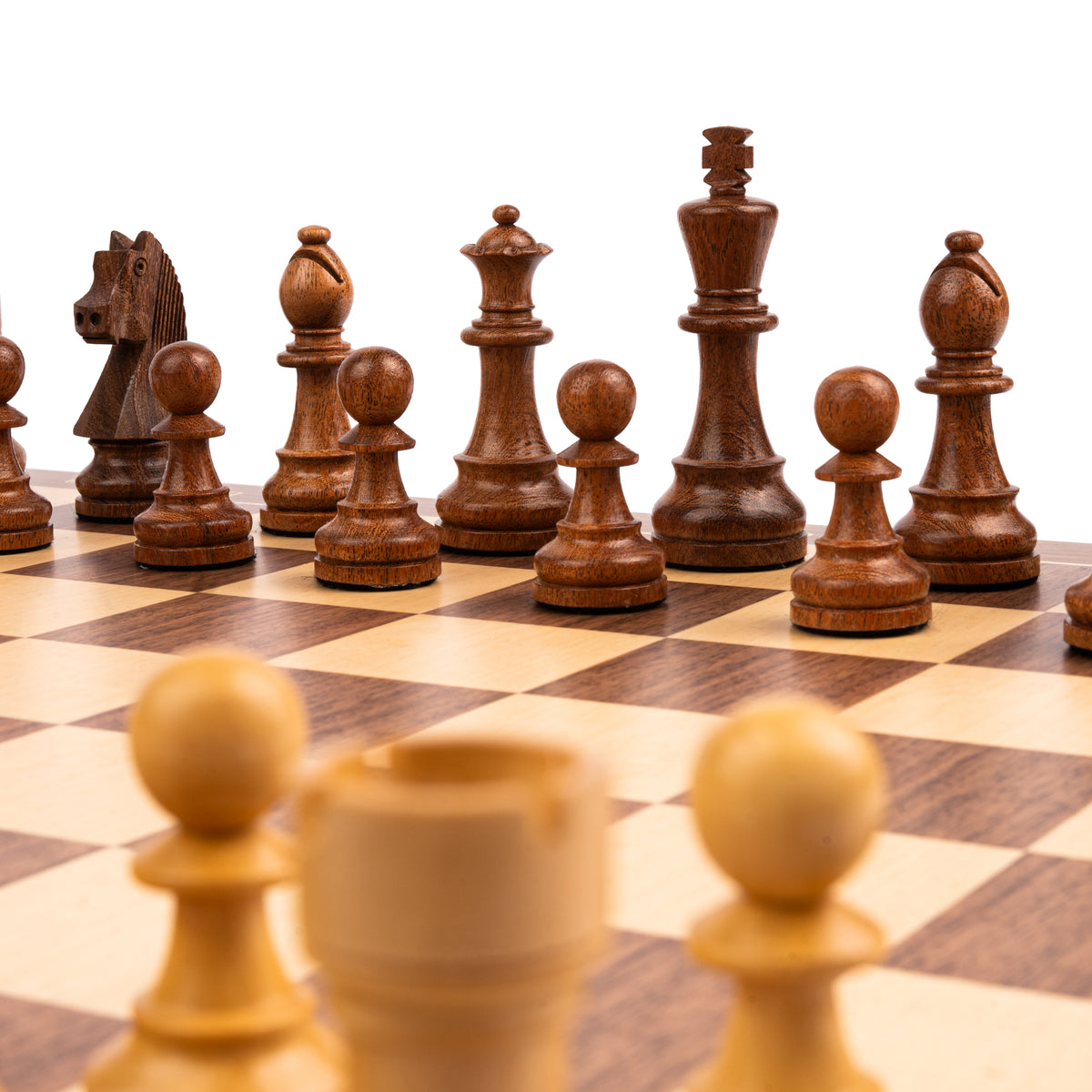 SET Nogal Estandar con Coordenadas mas Piezas FERRER Estandar Acacia