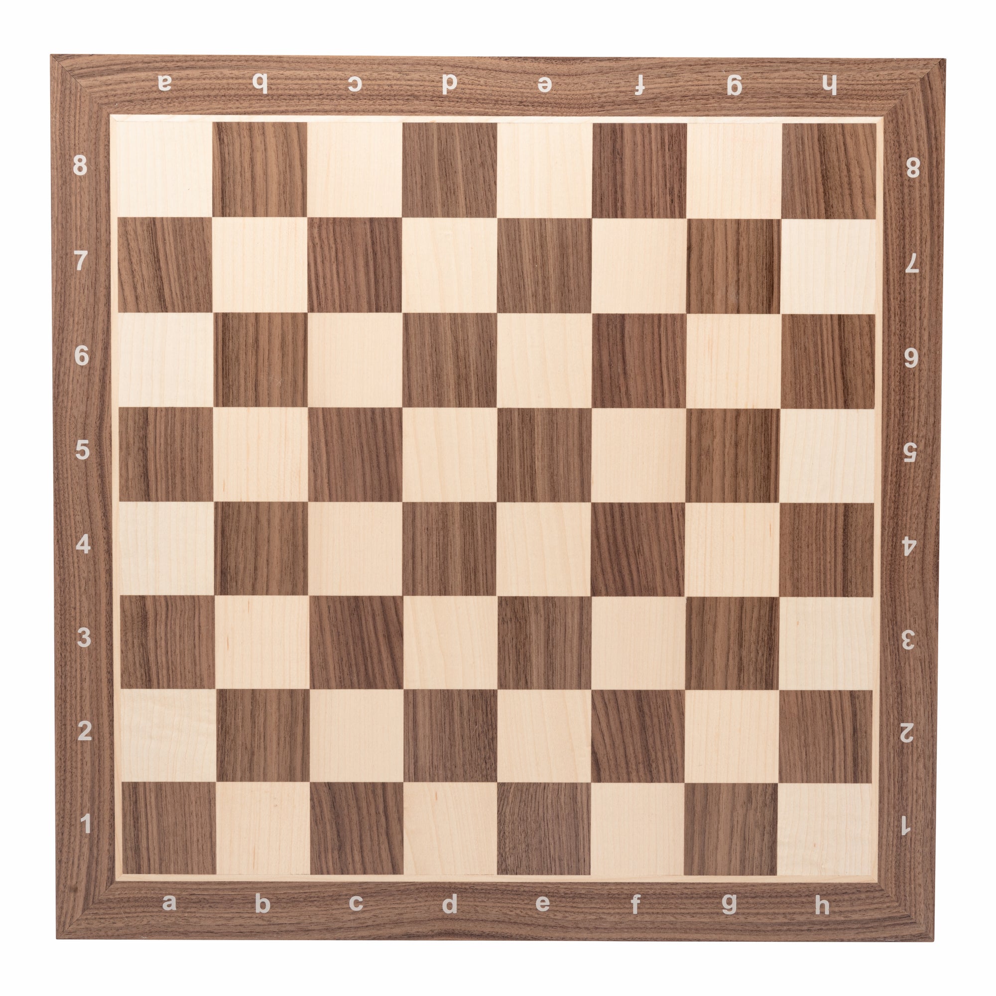 Tablero de Ajedrez de Madera para Jugadores de Torneo Nogal