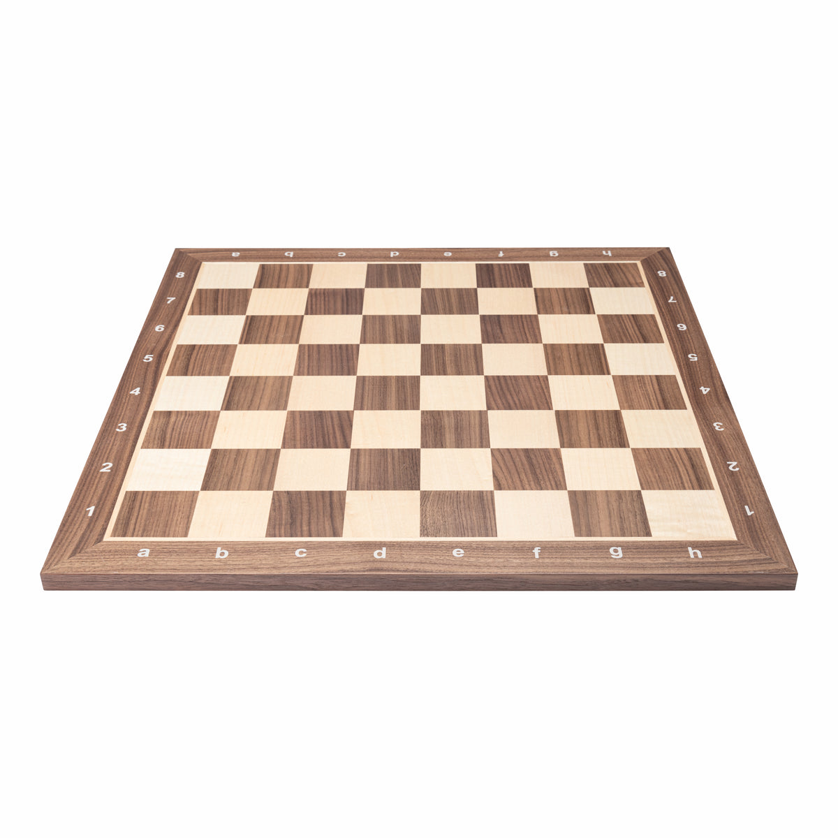 Tablero de Ajedrez de Madera para Jugadores de Torneo Nogal